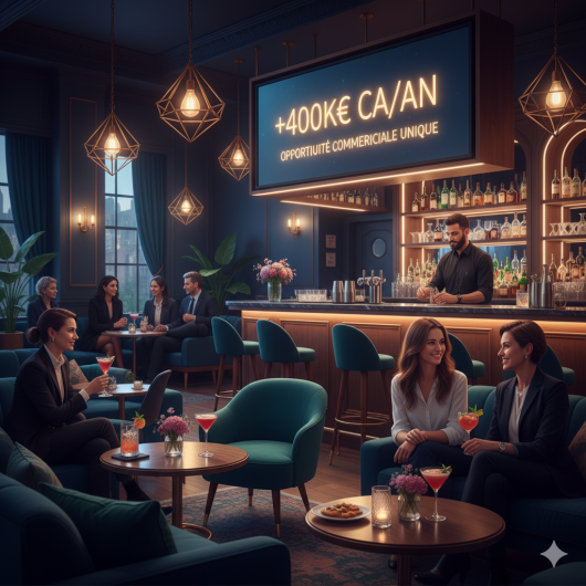 Bar à atmosphère - CA 17% en croissance moyenne