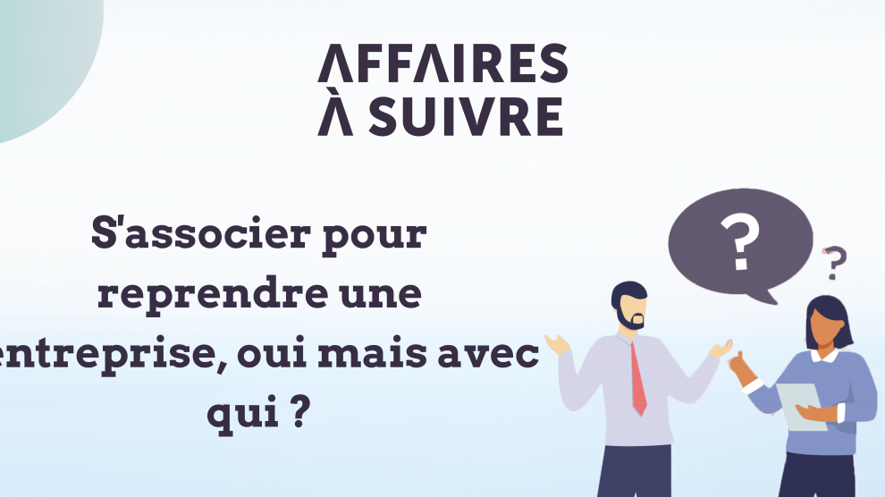 S'associer pour reprendre une entreprise